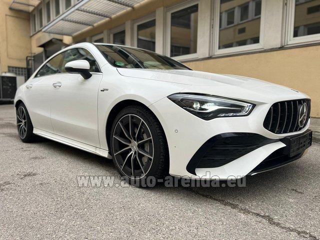 Rental Mercedes-Benz AMG CLA 35 4MATIC Coupe in Linz