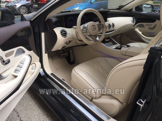 Rental Mercedes-Benz S-Class S 560 4MATIC Coupe in Vienna International Airport