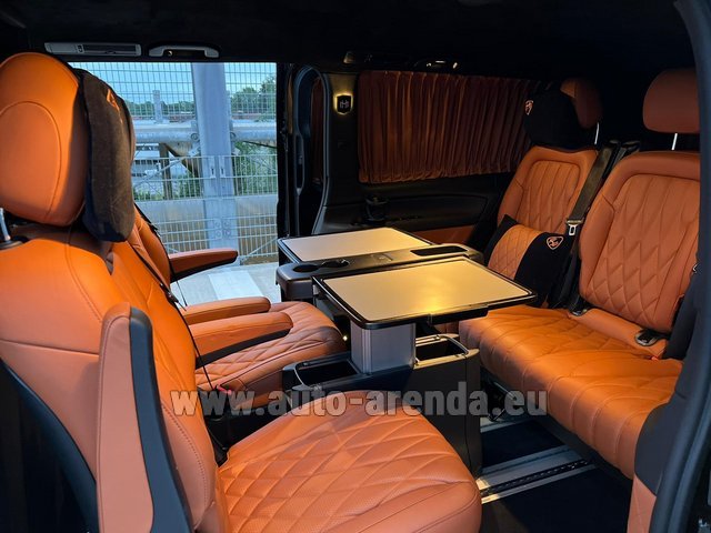 Rental Mercedes-Benz V300d 4Matic VIP/TV/WALL EXTRA LONG (2+5 pax) AMG equipment in Innsbruck