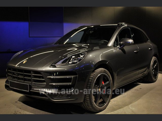 Rental Porsche Macan Turbo Performance Package LED Sportabgas in Austria