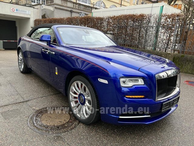 Rental Rolls-Royce Dawn (blue) in Salzburg