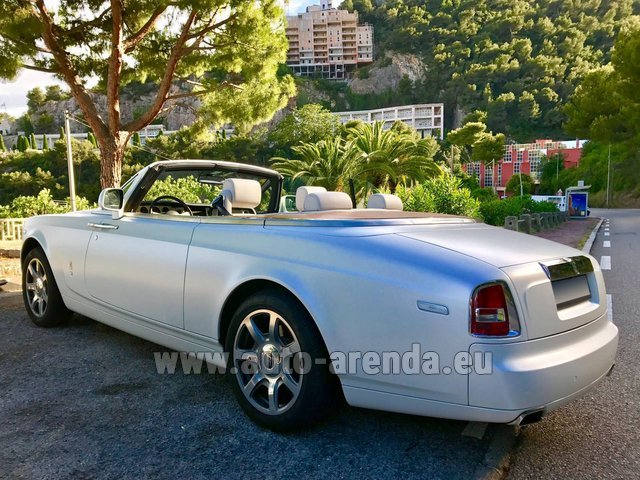 Rental Rolls-Royce Drophead White in Salzburg