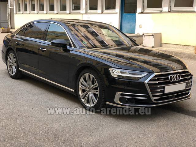 Transfer from Vienna to Budapest by Audi A8 Long 50 TDI Quattro car