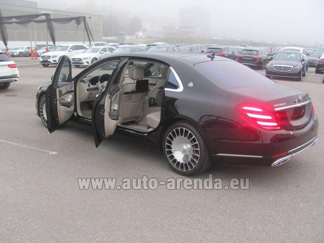 Transfer from Obertauern to Munich Airport General Aviation Terminal GAT by Mercedes Maybach S580 white car