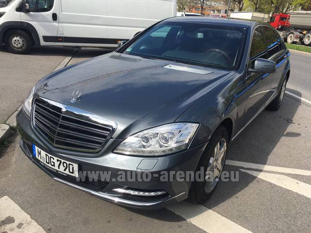 Transfer from Pitztal to Munich Airport by Mercedes S 600 Long B6 B7 GUARD 4MATIC car