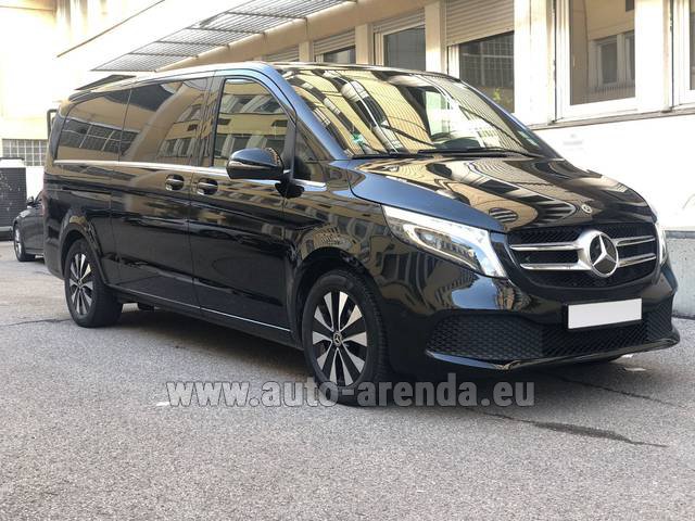 Transfer from Obergurgl to Munich Airport by Mercedes-Benz V-Class (Viano) V 300d extra Long AMG Line car