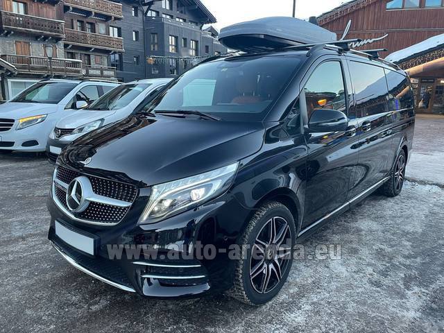 Transfer from Flachau to Munich Airport by Mercedes-Benz V300d 4Matic VIP/TV/WALL - EXTRA LONG (2+5 pax) AMG equipment car